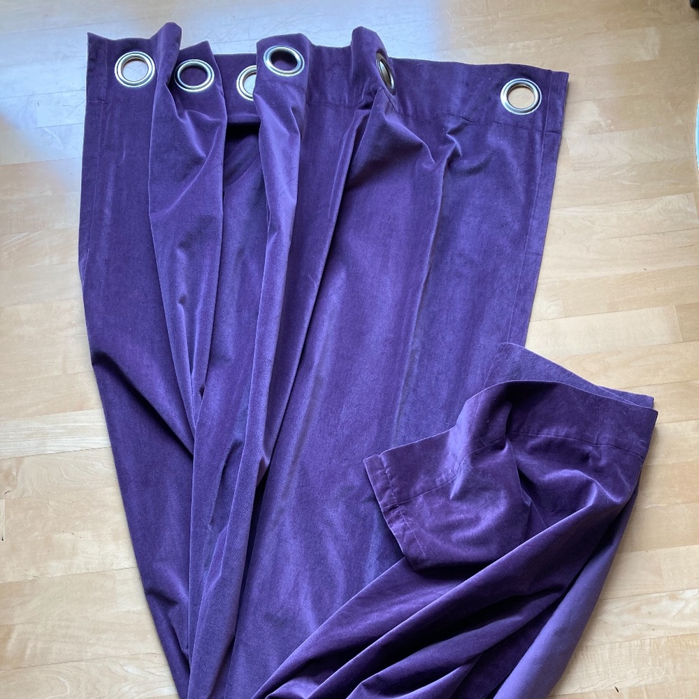 Velvet Curtain Panels